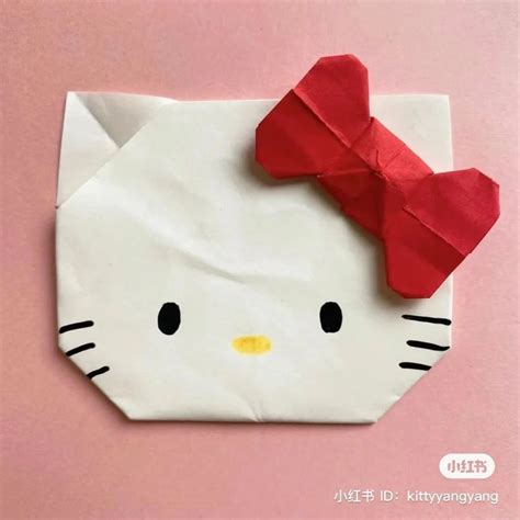 Hello Kitty Origami Instructions