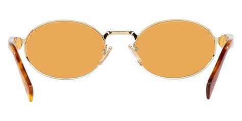 Prada PR 65ZS ZVN02Z 55 Pale Gold And Light Tortoise Sunglasses