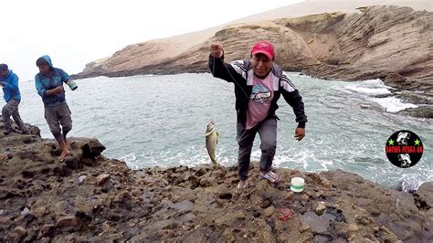 Pescadores Expertos Pesca Con Anzuelo En Peñas Youtube