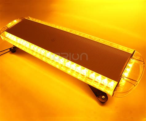 30 To 72 Amber Led Emergency Strobe Light Bar Amber Car Tow Truck