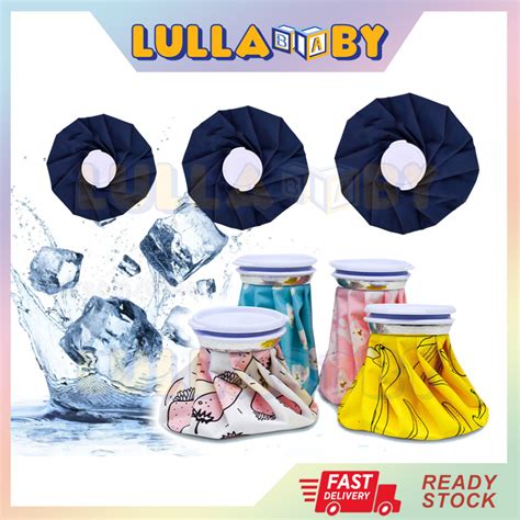 READY STOCK6 9 11 Inch Reusable Ice Pack Ice Bag Hot Water Bag Therapy Muscle Ache Hot