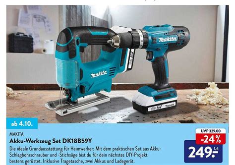 Makita Akku Werkzeug Set Dk B Y Angebot Bei Aldi Nord Prospekte De