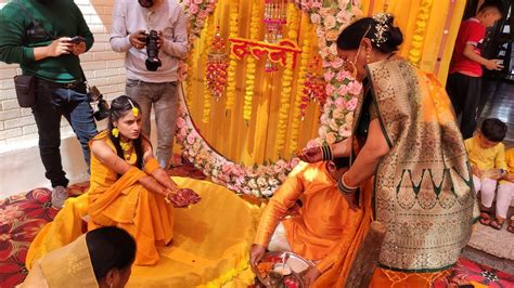 Haldi Hath In Garhwali Marriage In Dehradun Youtube