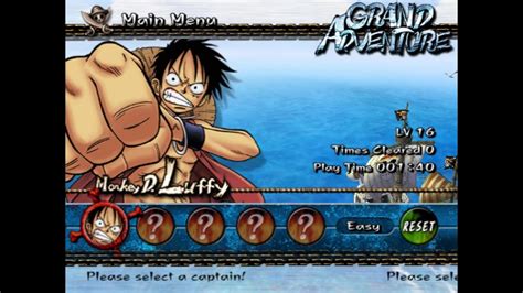 PS2 One Piece Grand Adventure Grand Adventure Luffy Graveyard Of