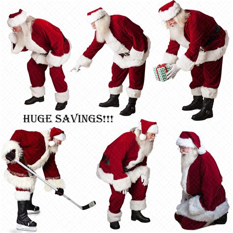 Multipack Santa Digital Backdrop Santa Digital Santa Etsy