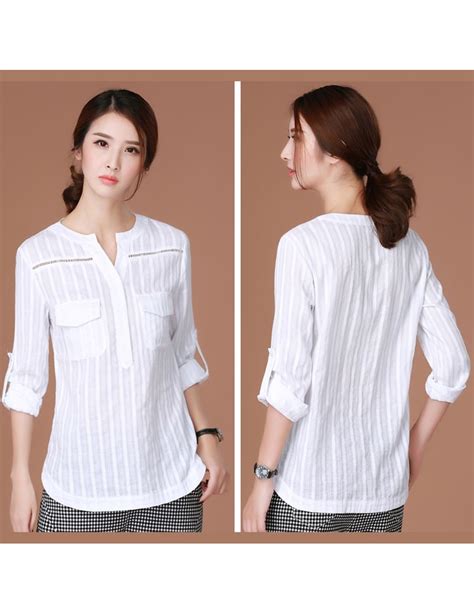 Blusas Femininas 2018 E Camisas Long Sleeve Shirt Women Clothes White