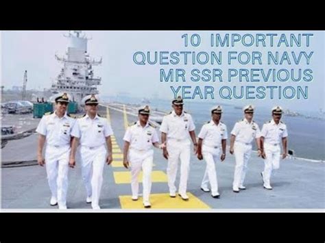 Most Important Questions For Navy Mr Ssr Important Previous Year