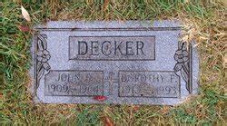 Dorothy Frances Decker 1913 1993 Memorial Find A Grave