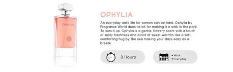 Fragrance World Ophylia Eau De Parfum Perfume For Women 80ml Amazon Ae Beauty