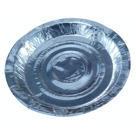 Inch Disposable Silver Paper Plate At Rs Piece Silver Foil