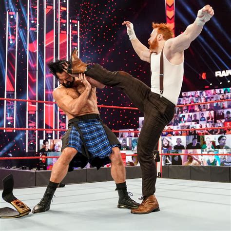 Sheamus Brogue Kick Drew Mcintyre