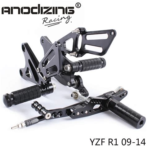 Full Cnc Aluminum Motorcycle Adjustable Rearsets Rear Sets Foot Pegs