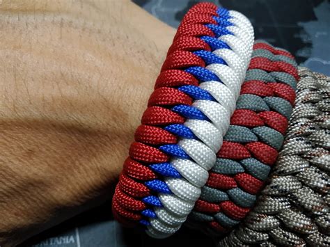 Pulsera Paracord Estados Unidos Paracord Bracele Artesanum