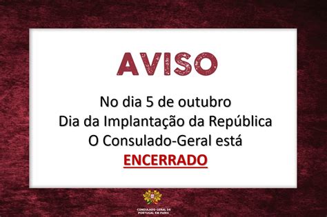 Feriado nacional 05 de Outubro dia da Implantação da República