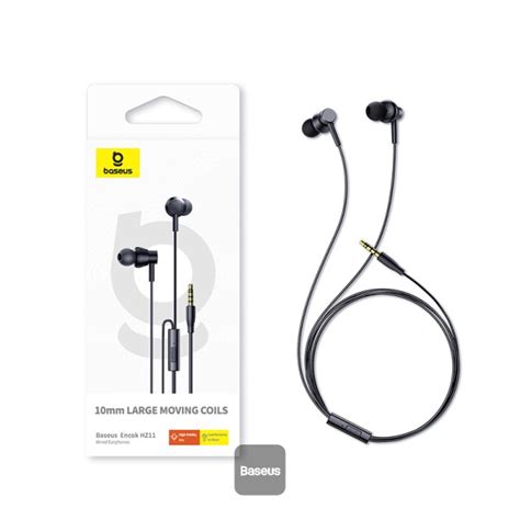 Baseus Online Baseus Encok HZ11 3 5mm Jack Wired Earphone Universal