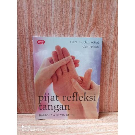 Jual Buku Pijat Refleksi Tangan By Barbara Dan Kevin Kunz Shopee