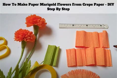 How To Make Crepe Paper Sunflower Diy Craft Tutorial