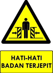 Safety Sign Badan Terjepit Arcel Safety