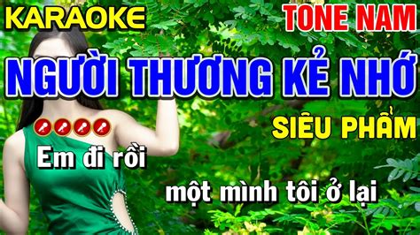 Ng I Th Ng K Nh Karaoke Nh C S Ng Tone Nam T Nh Tr N Organ Youtube