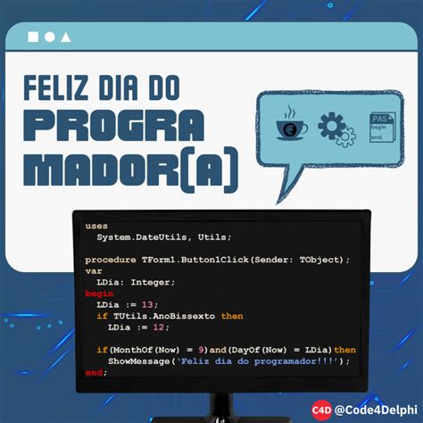 Feliz Dia Do Programador Code Delphi