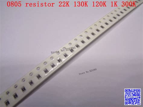 0805 F SMD Resistor 1 8W 22K 130K 120K 1K 300K Ohm 1 2012 Chip