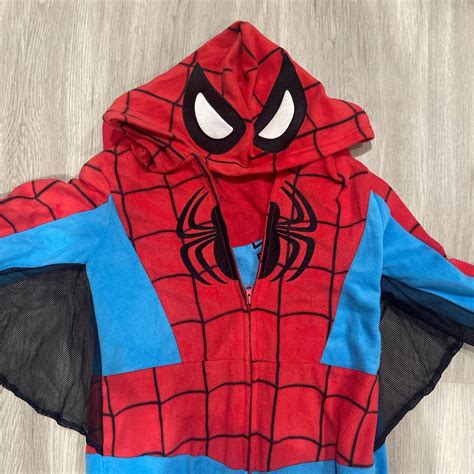 New Marvel Spider-Man Pajama onesie Size: S/CH... - Depop