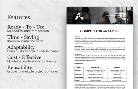 Competitor Analysis Template in Word, Google Docs - Download | Template.net