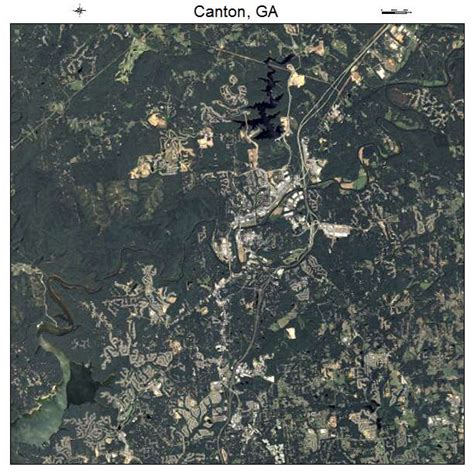 Aerial Photography Map of Canton, GA Georgia