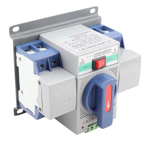 Commutateur de Transfert Automatique à Double Alimentation 1pc 220V