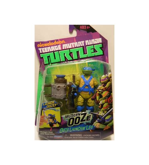 Tmnt Turtles 2012 Ooze Launchin Leonardo Visiontoys