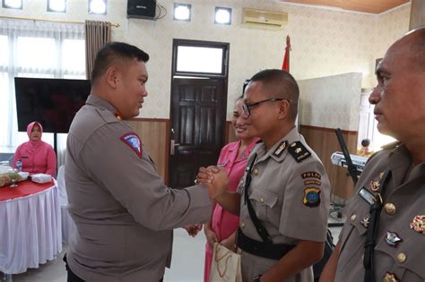 pisah sambut kabag ops  kapolsek tanahjawa berlangsung khidmat