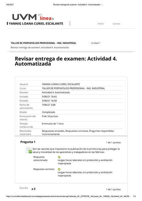 Automatizada Egel Exam N Revisar Entrega De Examen