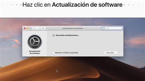 Cómo instalar actualizaciones de software en una Mac con macOS Mojave