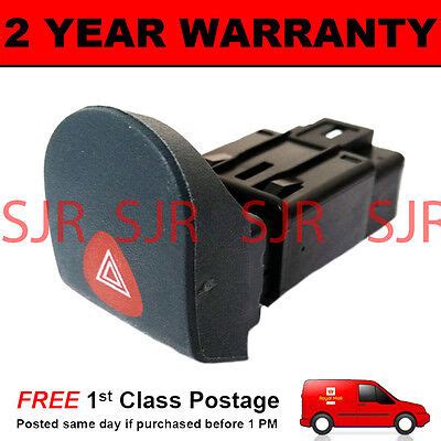 For Renault Kangoo Express Hazard Warning Light Switch Button