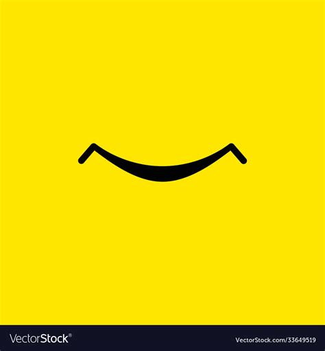 Smile template design Royalty Free Vector Image