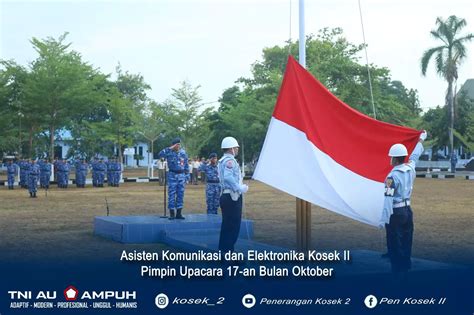 Asisten Komunikasi Dan Elektronika Kosek Ii Pimpin Upacara An Bulan