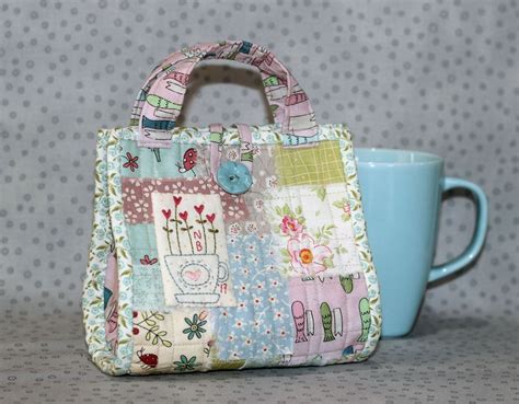 Love A Cuppa By The Birdhouse Mug Bag Pattern Bags Quilted Gifts