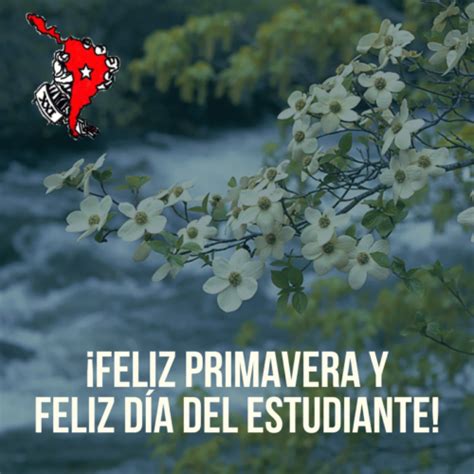 Feliz D A Del Estudiante Y Feliz Primavera Profesorado Superior De