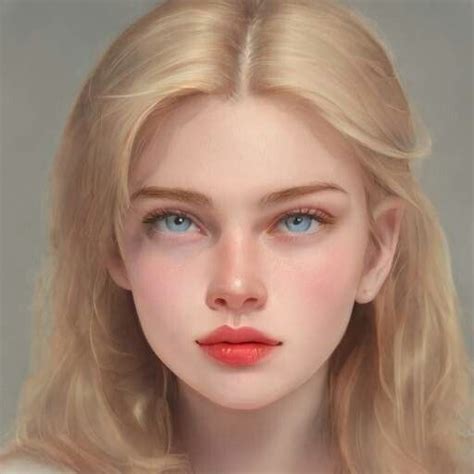 Artbreeder Girl Digital Portrait Art Digital Art Girl Woman Face