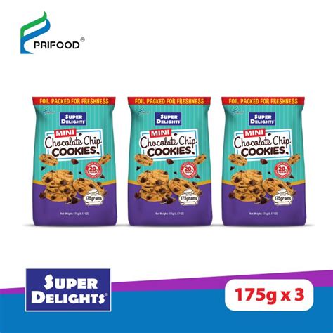 Super Delights Mini Choco Chip Cookies G Bundle Of Lazada Ph