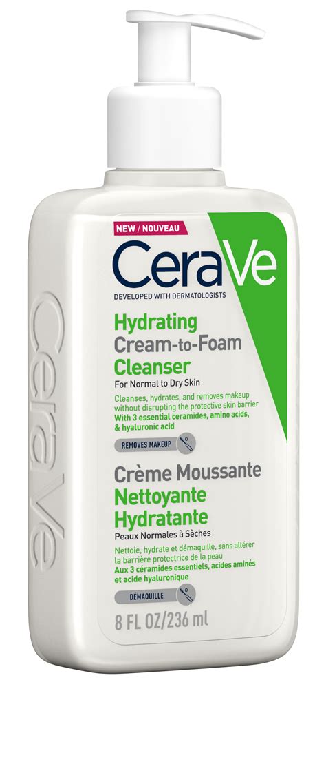 Cerave Hydrating Cream To Foam Cleanser 236ml