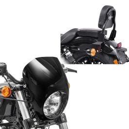 Set Front Headlight Fairing Compatible With Harley Davidson Dyna 2005