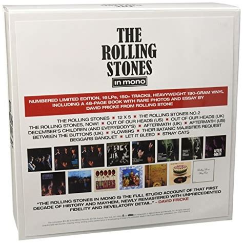 THE ROLLING STONES The Rolling Stones In Mono 16LP BOX SET VINYL