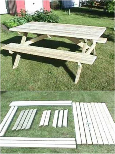 18 Rustic Diy Picnic Tables For An Entertaining Summer Free Plans