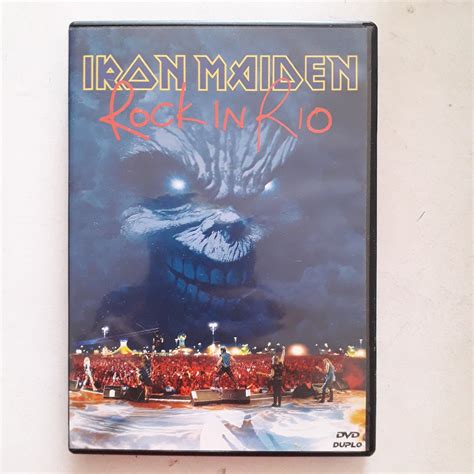 Dvd Duplo Iron Maiden Rock In Rio Shopee Brasil