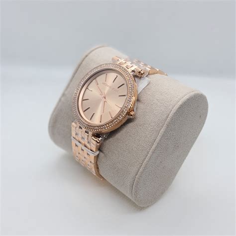 Michael Kors Mk3192 Luxury Darci Ladies Wrist Watch Rose Gold 39mm Uk On Onbuy