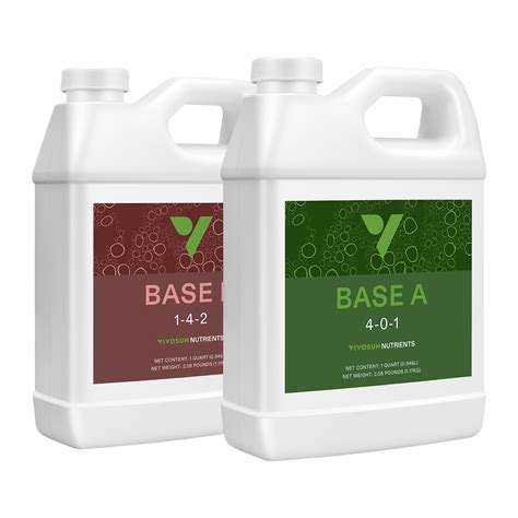 VIVOSUN Nutrients Base A B Bundle Liquid Fertilizer Supports