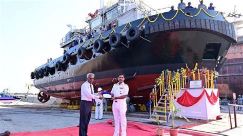 Launch Of Second 25T Bollard Pull Tug Bahubali Marks Milestone