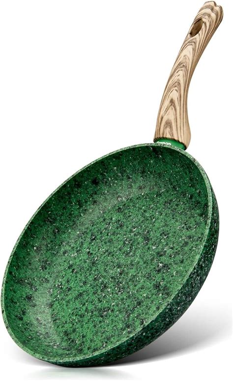 Fissman Frying Pan MALACHITE 28 Cm EcoStone Coating Bakelite Handles