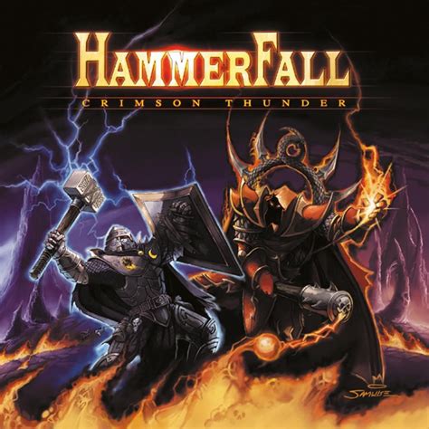 HammerFall Crimson Thunder 2002 Album Cover Art Metal Album